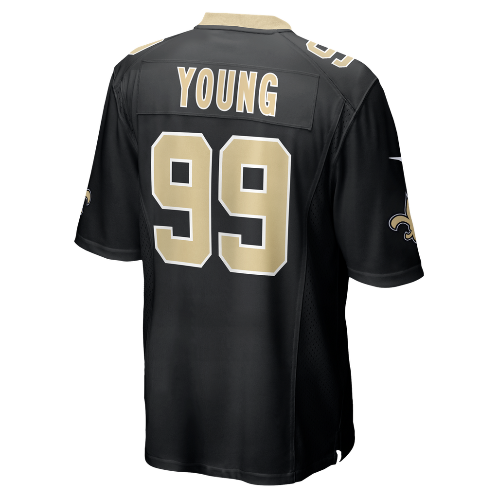 New Orleans Saints Chase Young Nike Game Jersey - Black