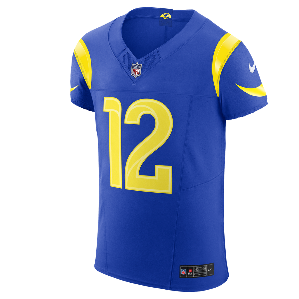 Los Angeles Rams Puka Nacua Nike Team Vapor F.U.S.E. Elite Jersey - Royal