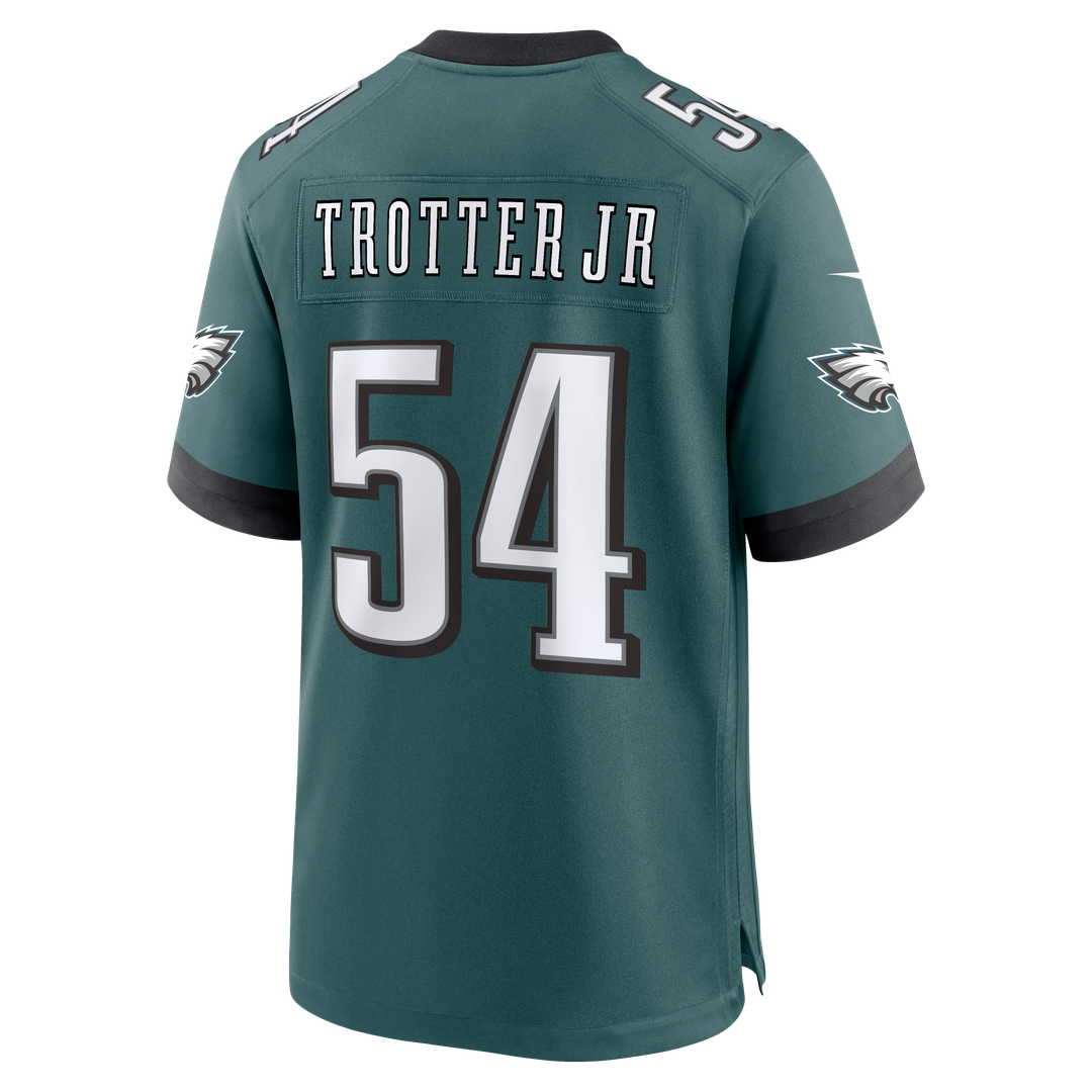 Philadelphia Eagles Jeremiah Trotter Jr. Nike Team Game Jersey - Midnight Green