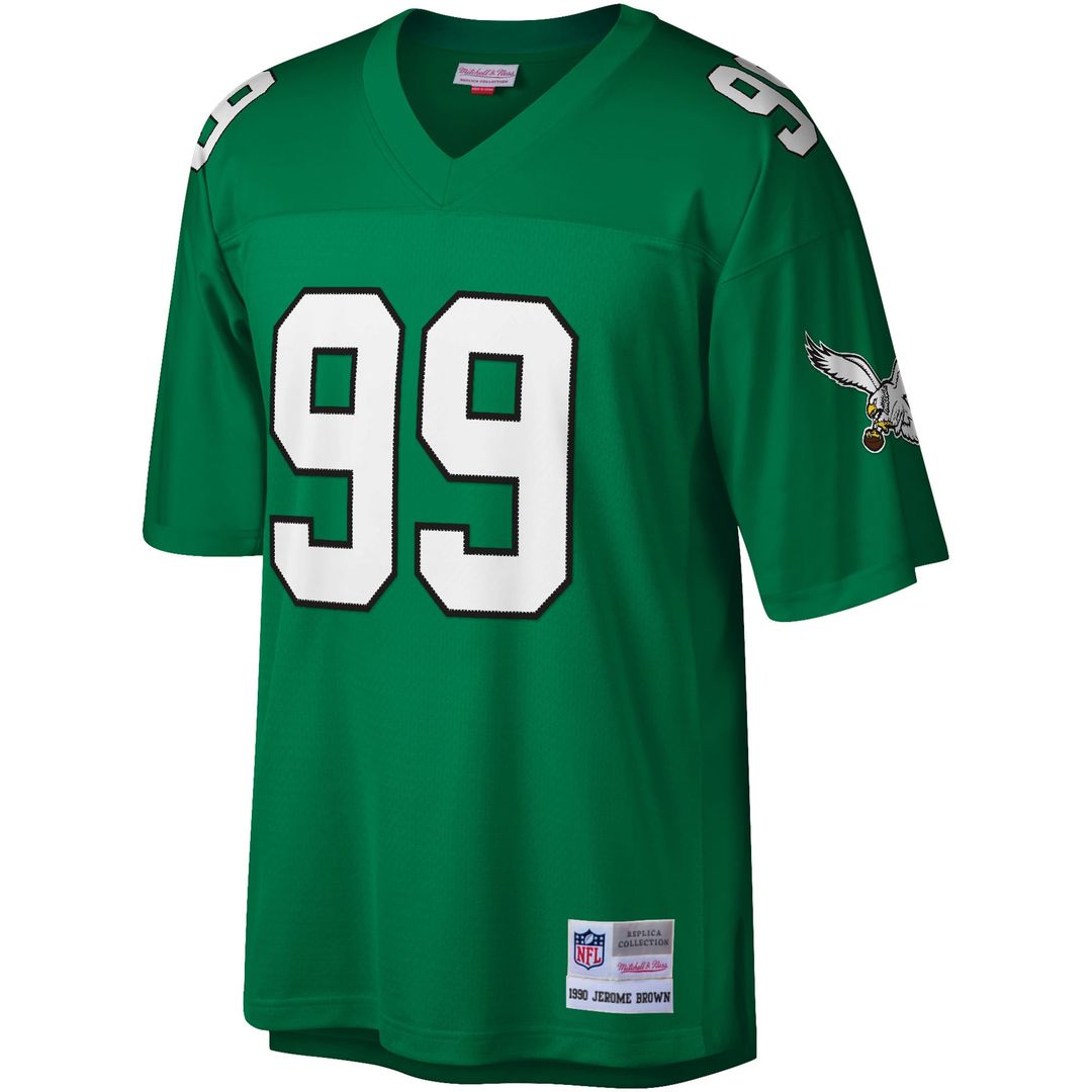 Philadelphia Eagles Jerome Brown Mitchell & Ness Legacy Replica Jersey - Kelly Green