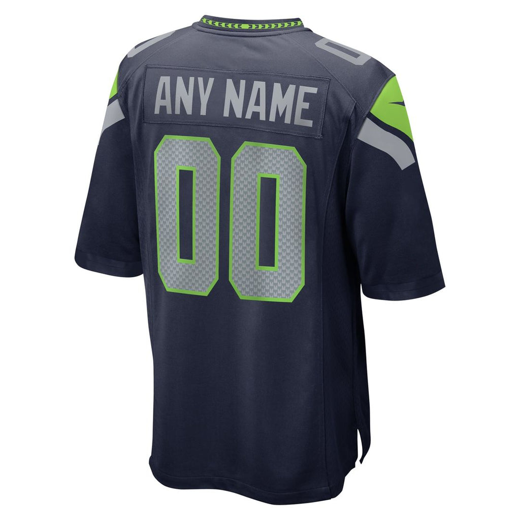 Seattle Seahawks Nike Custom Game Jersey - White
