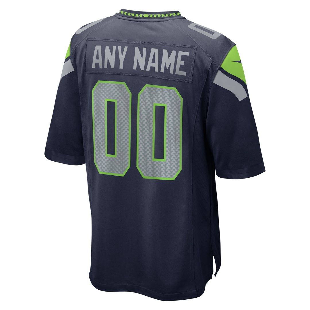 Seattle Seahawks Nike Custom Game Jersey - White