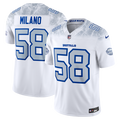 Buffalo Bills Matt Milano Nike Rivalries Collection Stitched Limited Jersey - White