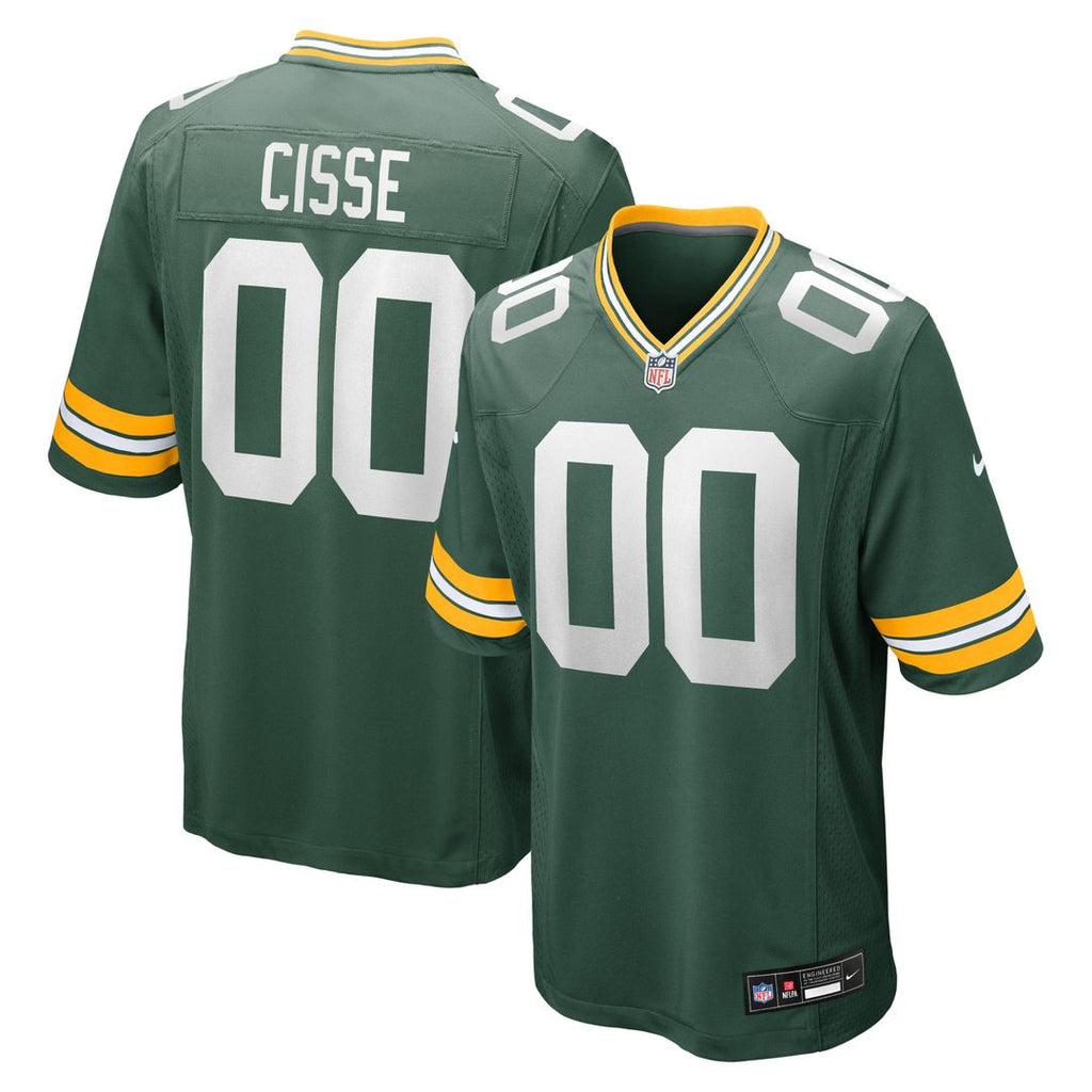 Green Bay Packers Brandon Cisse Nike Game Jersey - Green