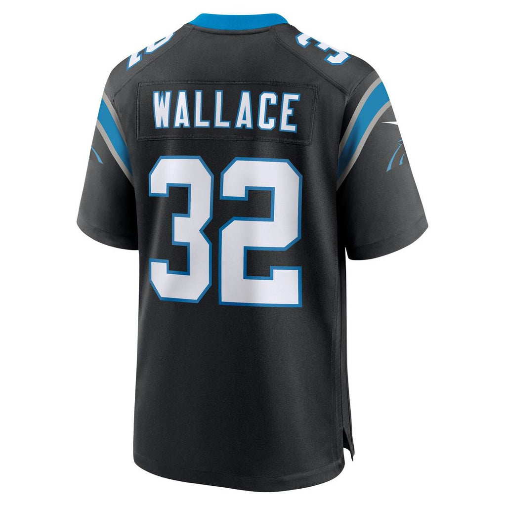 Carolina Panthers Trevin Wallace Nike Team Game Jersey - Black
