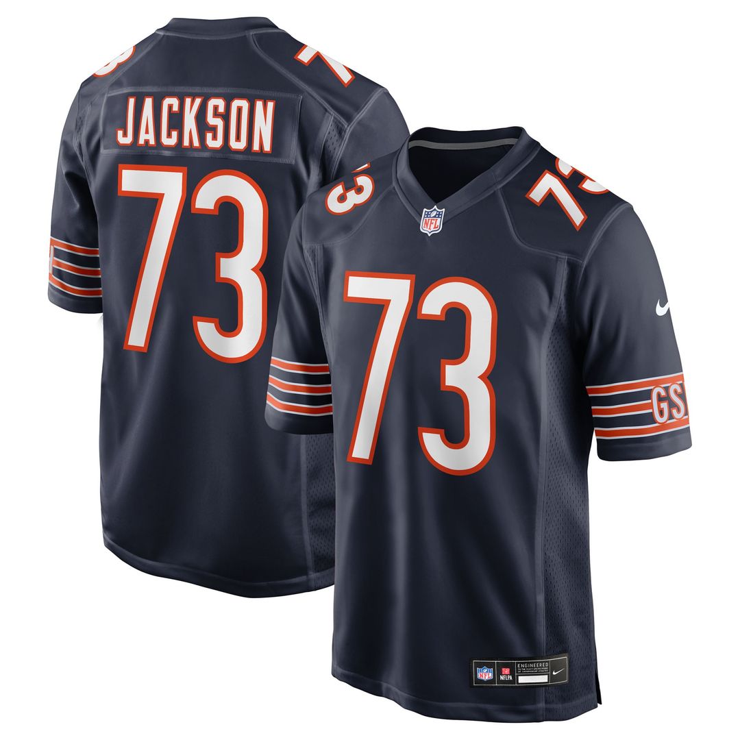Chicago Bears Jonah Jackson Nike Team Game Jersey - Navy
