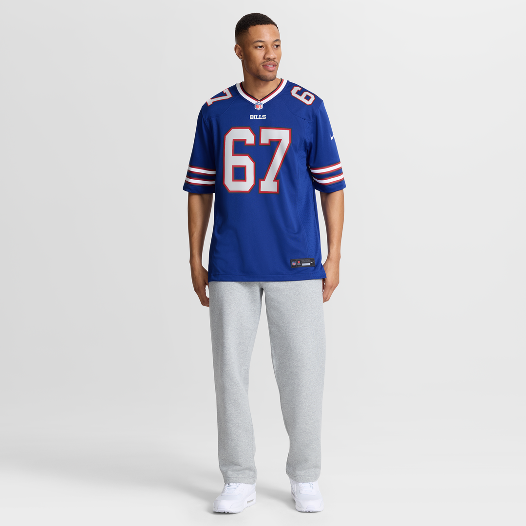 Buffalo Bills Kent Hull Nike Game Retired Player Jersey - Royal