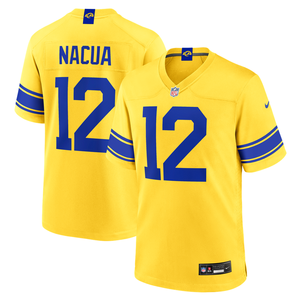 Los Angeles Rams Puka Nacua Nike Team Game Player Jersey - Royal