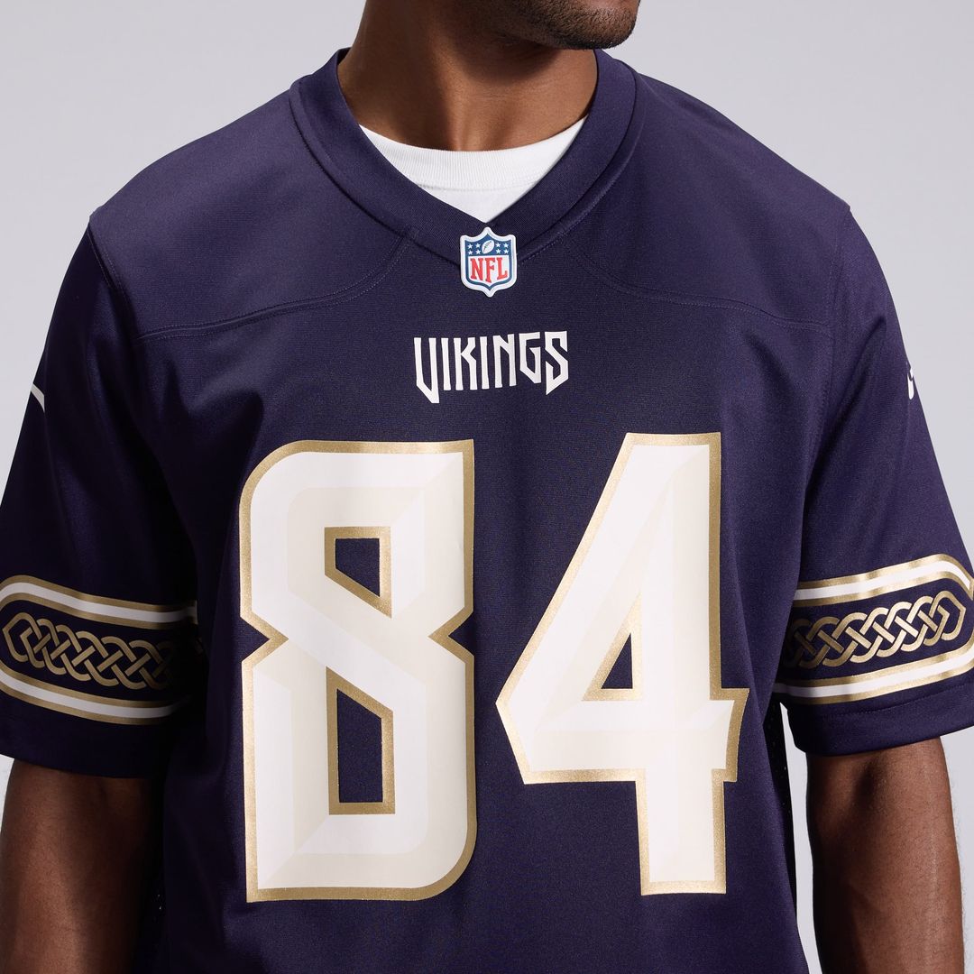 Minnesota Vikings Randy Moss Nike 2026 Rivalries Collection Game Jersey - Purple