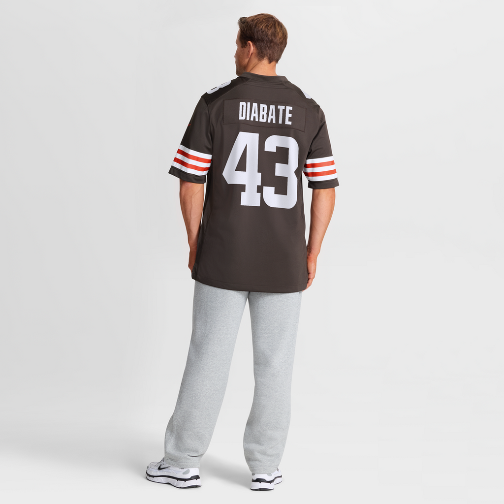 Cleveland Browns Mohamoud Diabate Nike Team Game Jersey - Brown