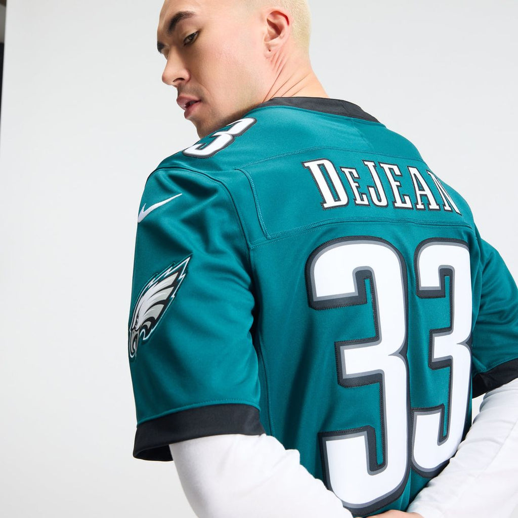 Philadelphia Eagles Cooper DeJean Nike Team Vapor F.U.S.E. Stitched Limited Jersey - Midnight Green