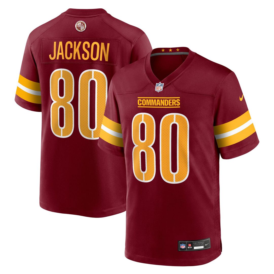 Washington Commanders Tyree Jackson Nike Team Game Jersey - Burgundy