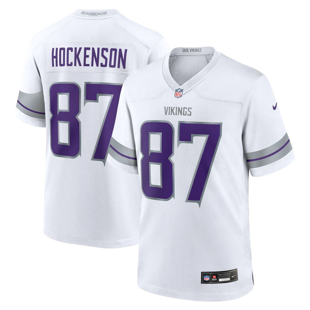 Minnesota Vikings T.J. Hockenson Nike Alternate Game Player Jersey - White