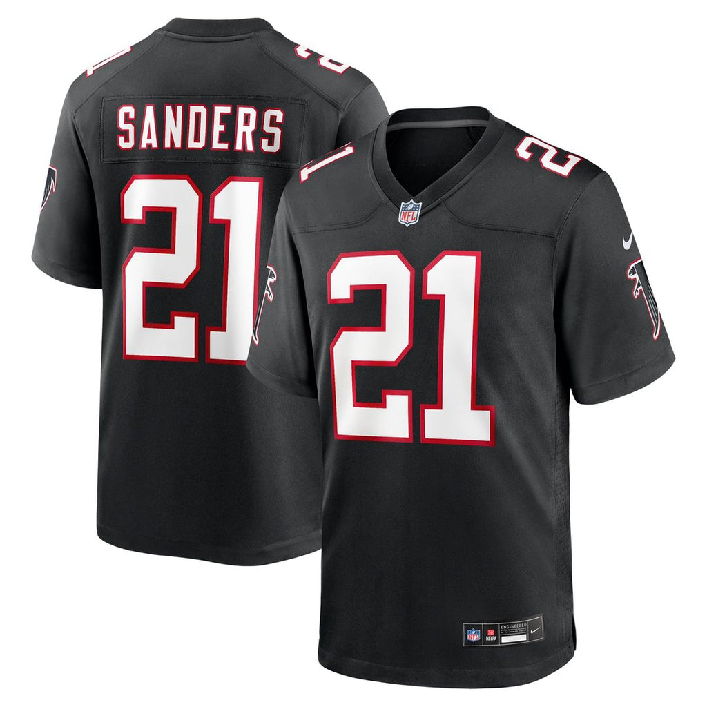 Atlanta Falcons Deion Sanders Nike Retired Player Alternate Game Jersey - Black