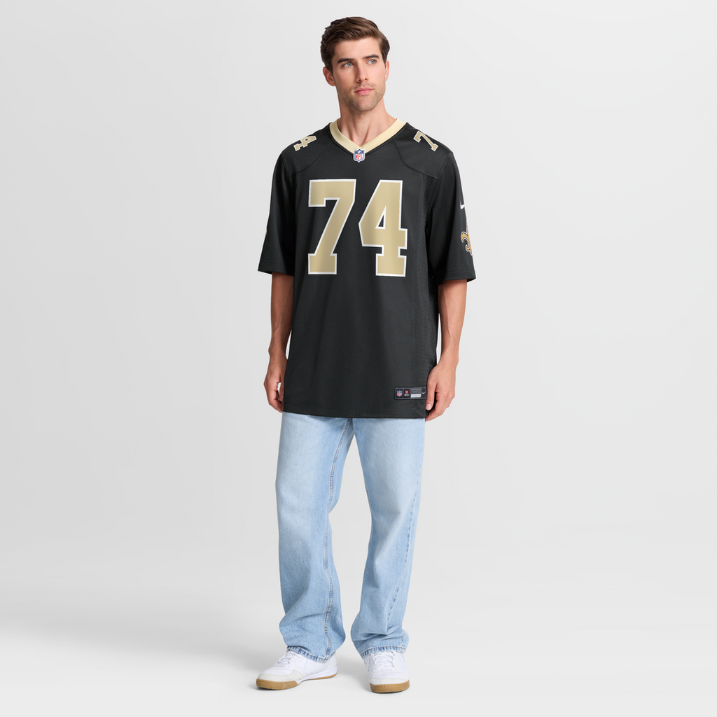 New Orleans Saints Xavier Truss Nike Team Game Jersey - Black