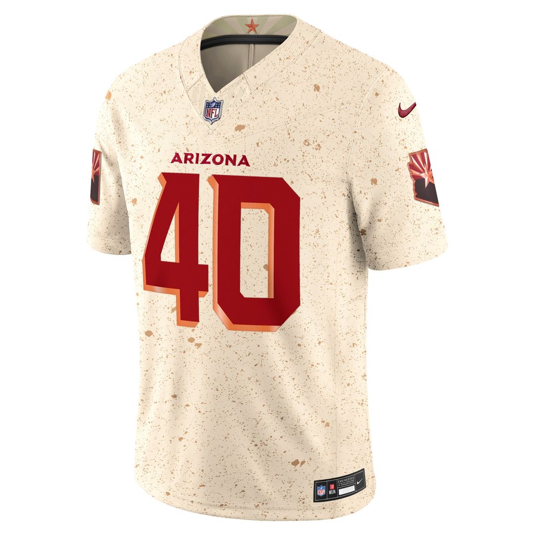 Arizona Cardinals Pat Tillman Nike Rivalries Collection Stitched Limited Jersey - Natural