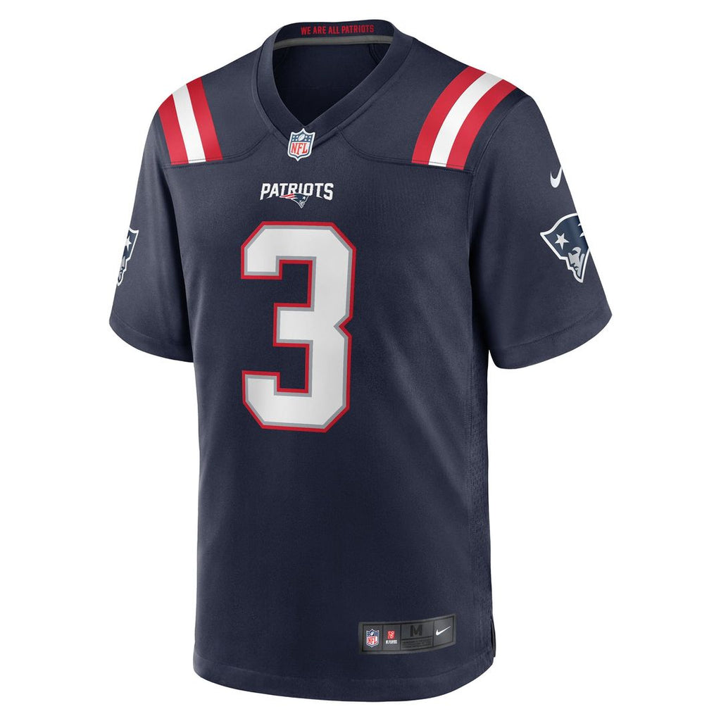 New England Patriots Demario Douglas Nike Game Jersey - Navy
