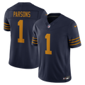 Green Bay Packers Micah Parsons Nike Alternate Vapor F.U.S.E. Stitched Limited Jersey - Navy
