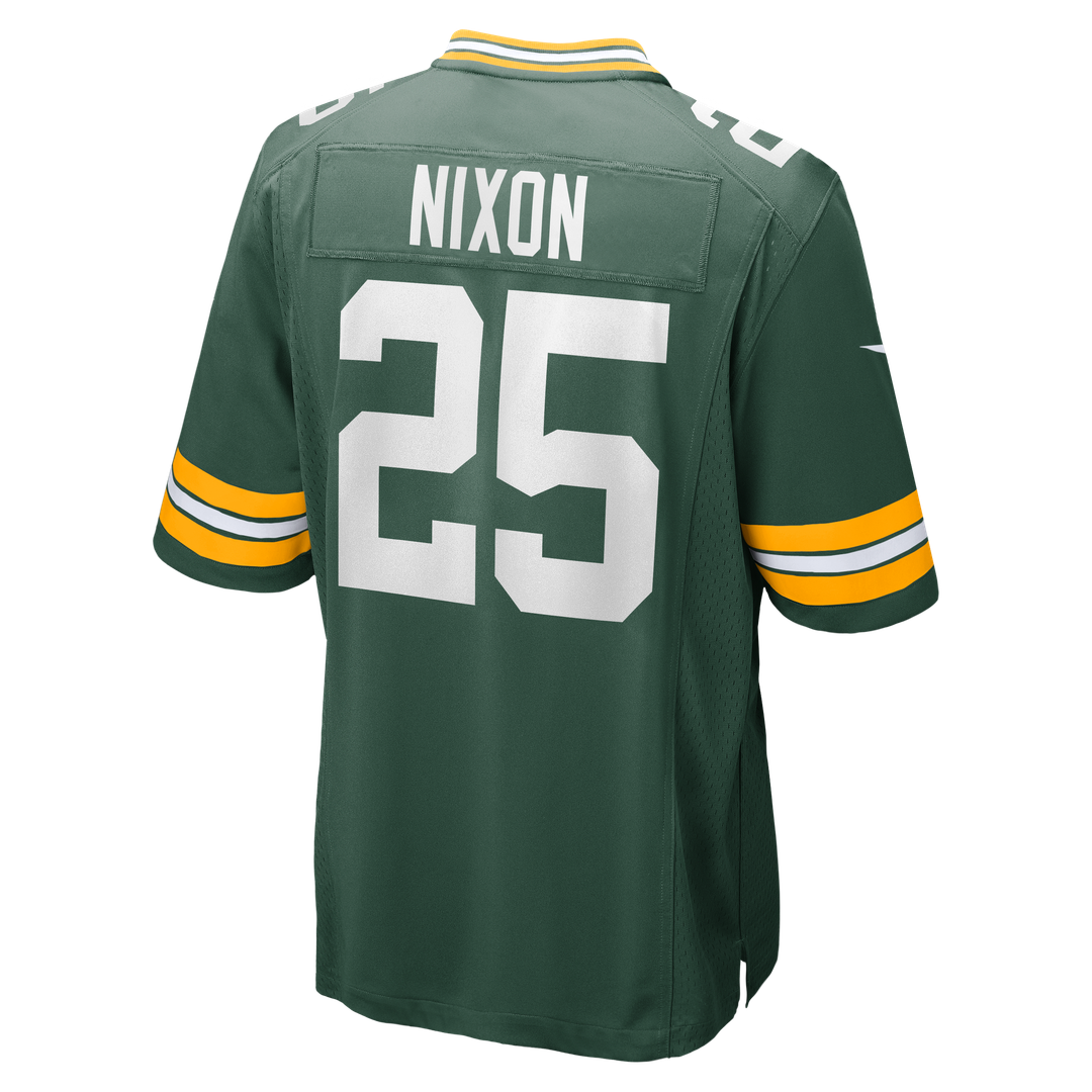 Green Bay Packers Keisean Nixon Nike Game Player Jersey - Green