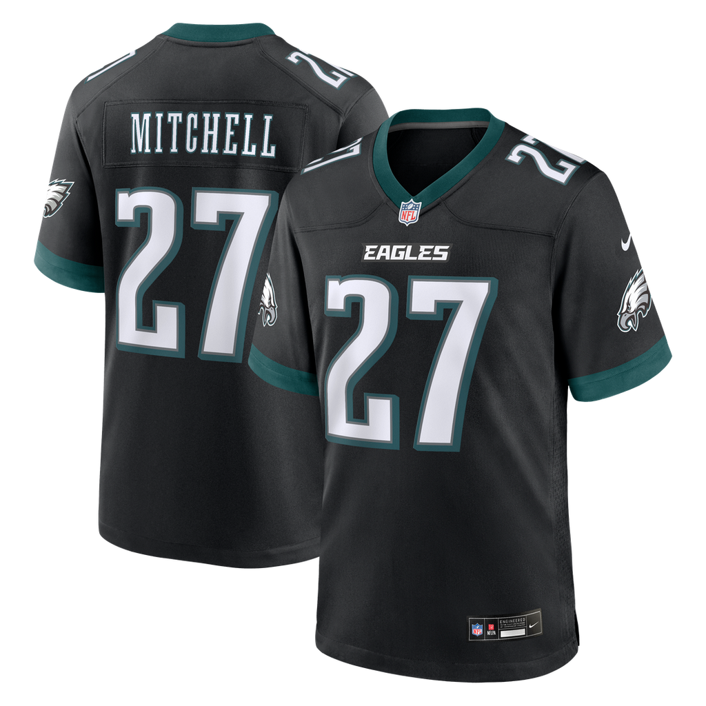 Philadelphia Eagles Quinyon Mitchell Nike Alternate Game Jersey - Kelly Green