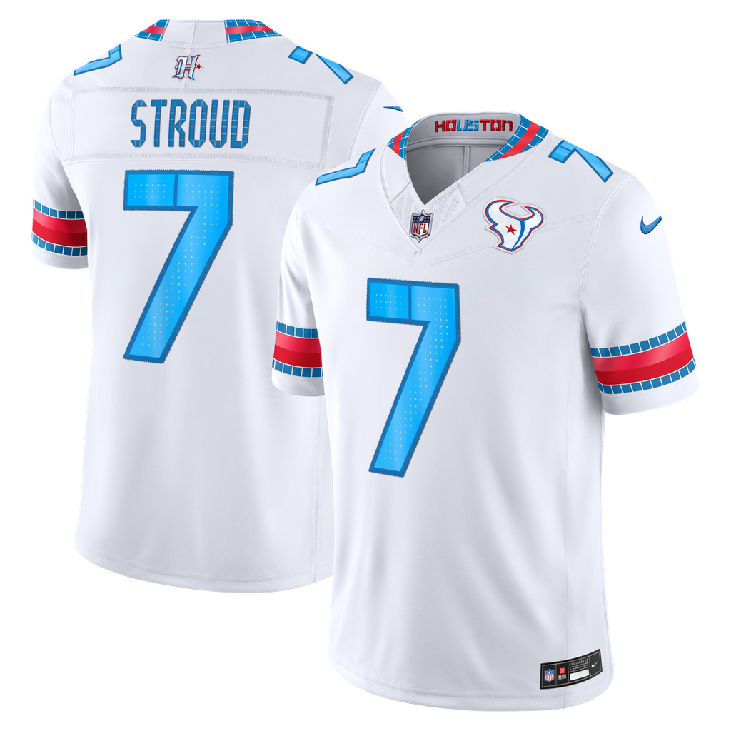 Houston Texans C.J. Stroud Nike 2026 Rivalries Collection Stitched Limited Jersey - White