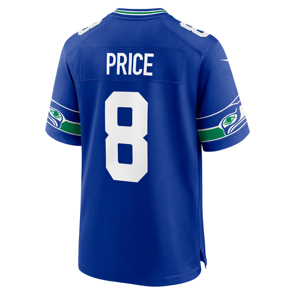 Seattle Seahawks Jadarian Price Nike Team Game Jersey - College Navy