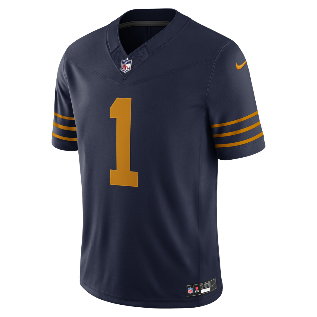 Green Bay Packers Micah Parsons Nike Alternate Vapor F.U.S.E. Stitched Limited Jersey - Navy