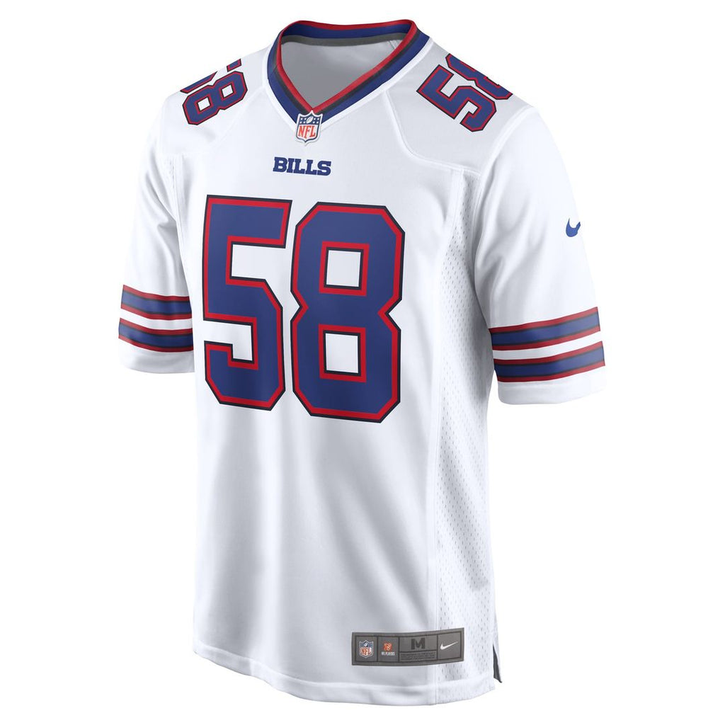 Buffalo Bills Matt Milano Nike Away Game Player Jersey - White