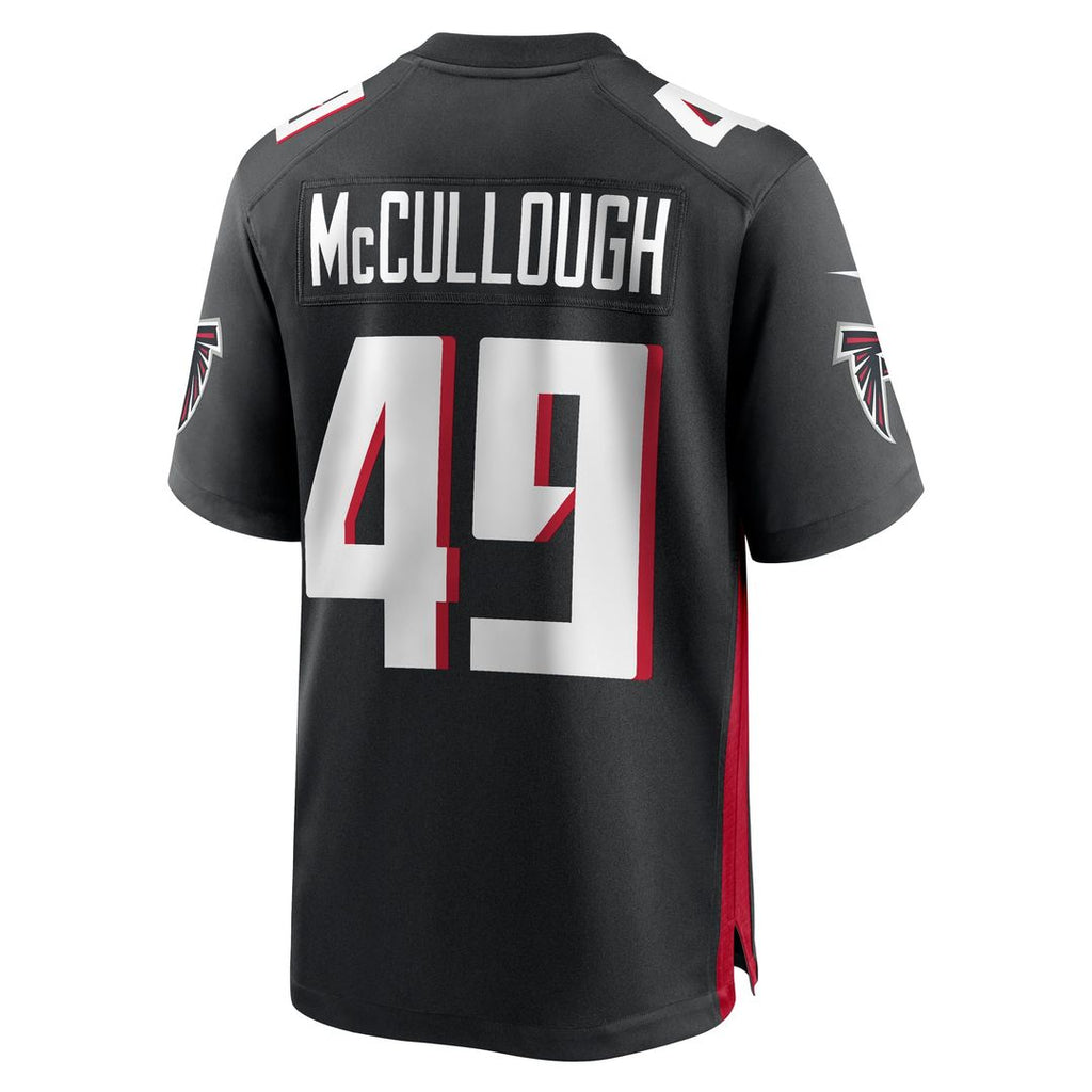 Atlanta Falcons Liam McCullough Nike Team Game Jersey - Black