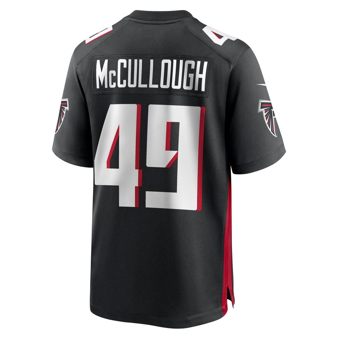 Atlanta Falcons Liam McCullough Nike Team Game Jersey - Black