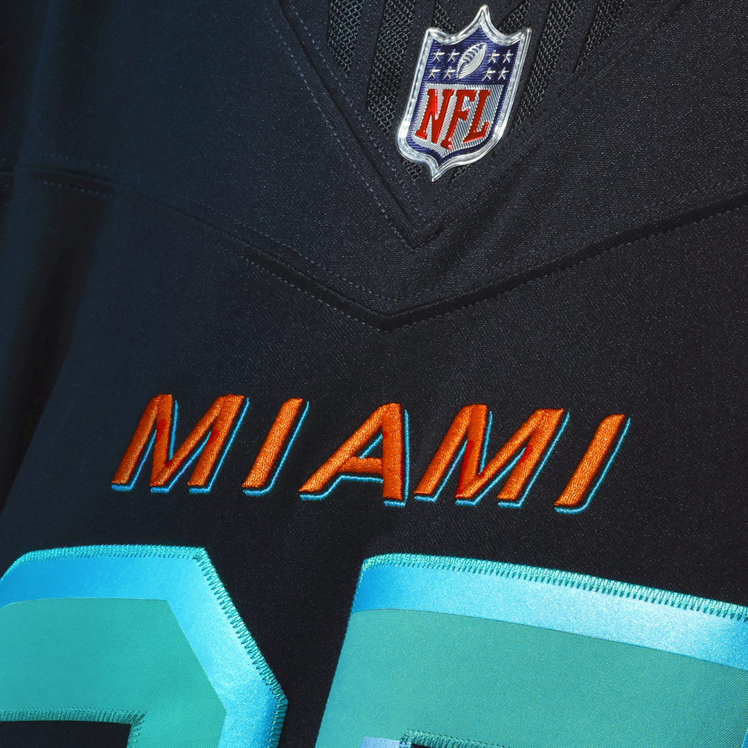 Miami Dolphins Dan Marino Nike Rivalries Collection Stitched Limited Jersey - Navy