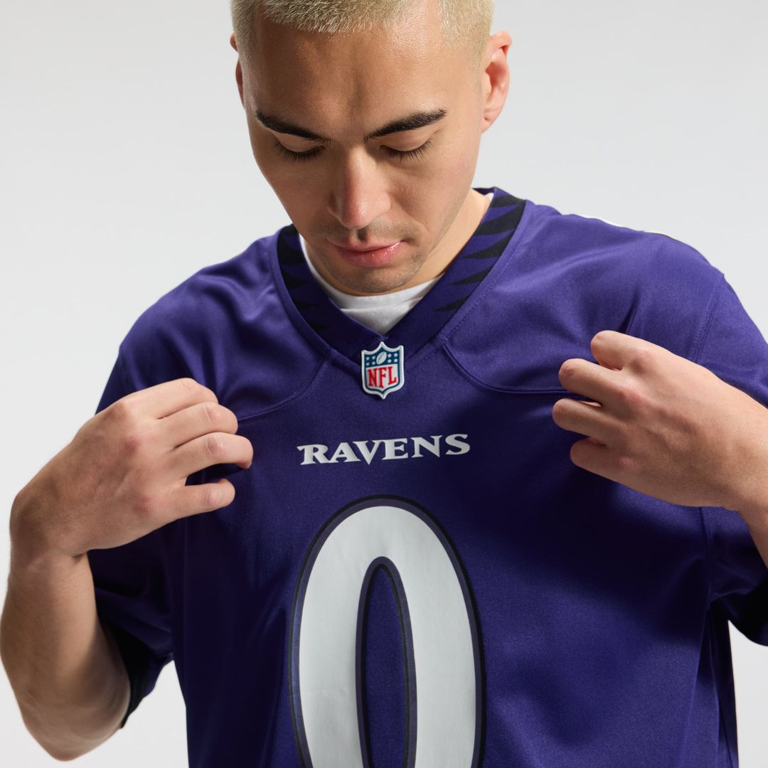 Baltimore Ravens Roquan Smith Nike Team Game Jersey - Purple