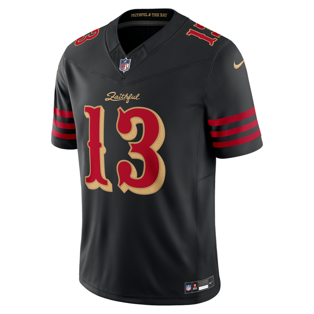 San Francisco 49ers Brock Purdy Nike Rivalries Collection Stitched Limited Jersey - Black