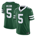 New York Jets Garrett Wilson Nike Team Vapor F.U.S.E. Stitched Limited Jersey - Legacy Green