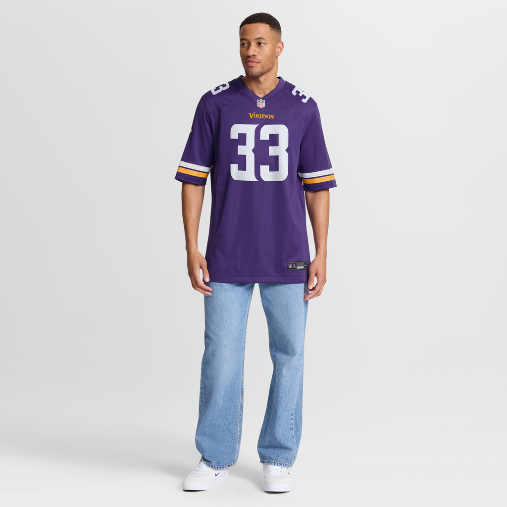 Minnesota Vikings Aaron Jones Nike Game Player Jersey - Purple