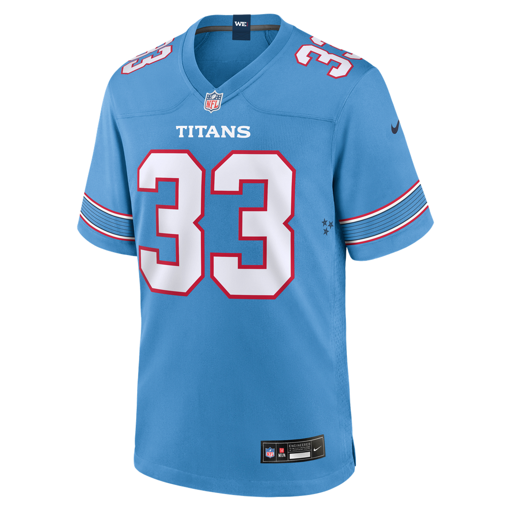 Tennessee Titans Cedric Gray Nike Game Jersey - Light Blue