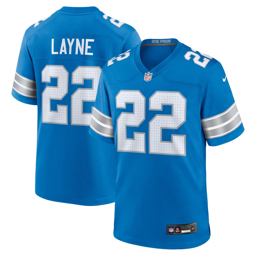 Detroit Lions Bobby Layne Nike Retired Player Game Jersey - Blue
