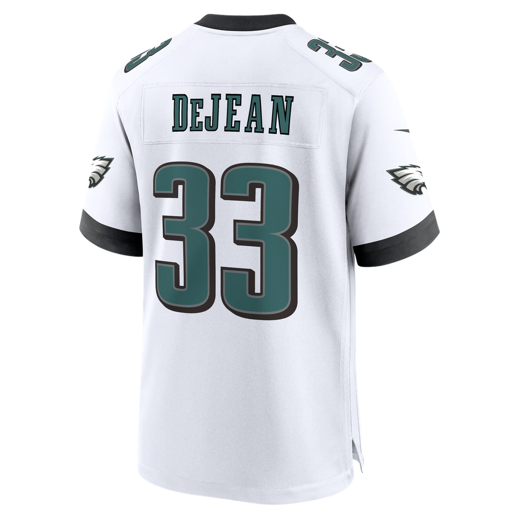 Philadelphia Eagles Cooper DeJean Nike Game Jersey - White