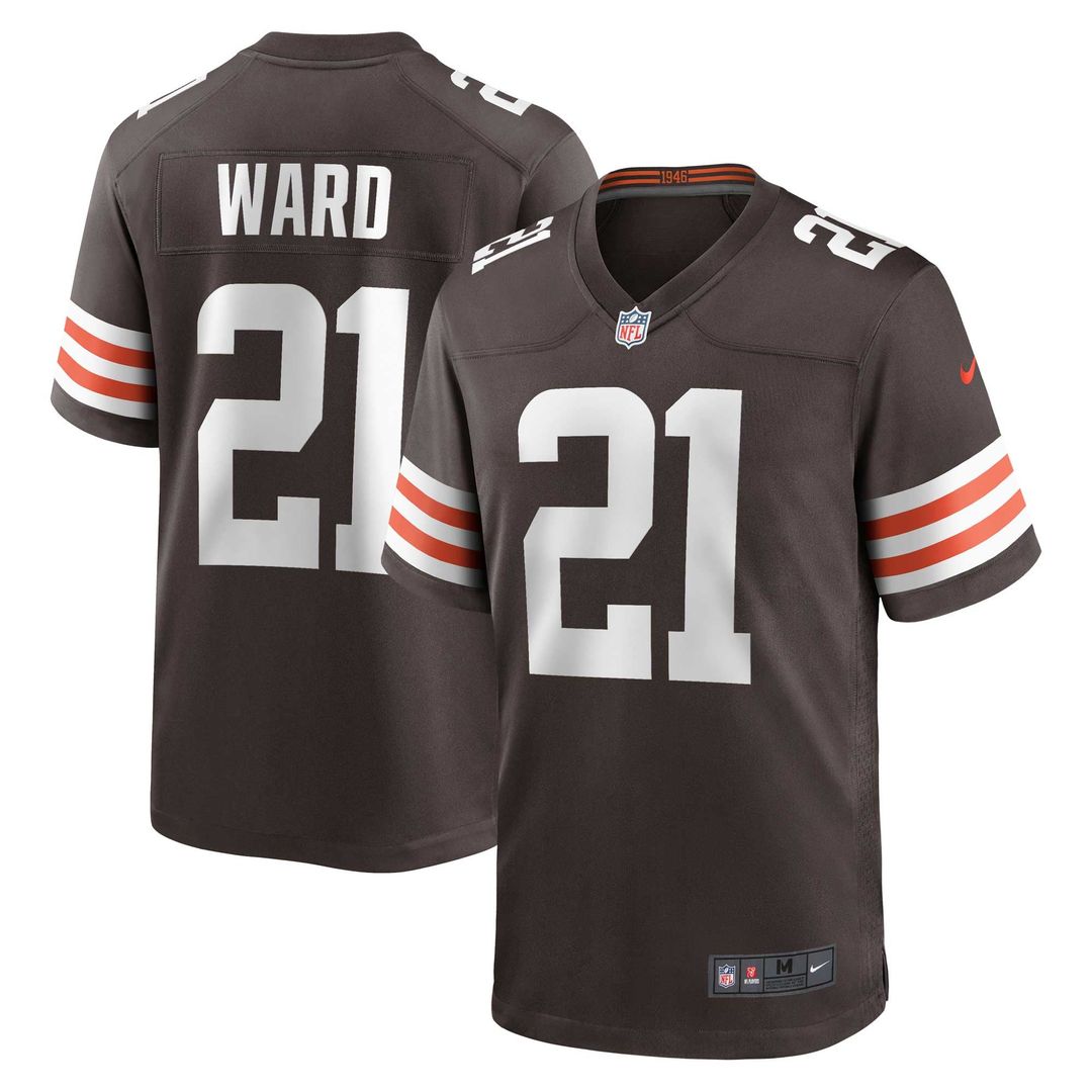 Cleveland Browns Denzel Ward Nike Game Jersey - Brown