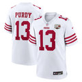 San Francisco 49ers Brock Purdy Nike 80th Anniversary Game Jersey - White