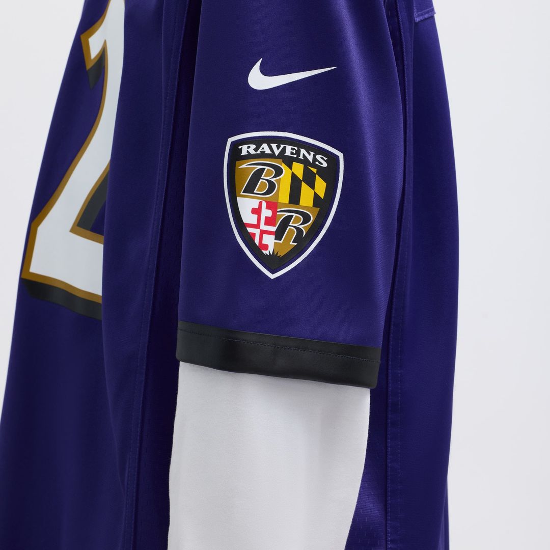 Baltimore Ravens Derrick Henry Nike Game Player Jersey - Purple