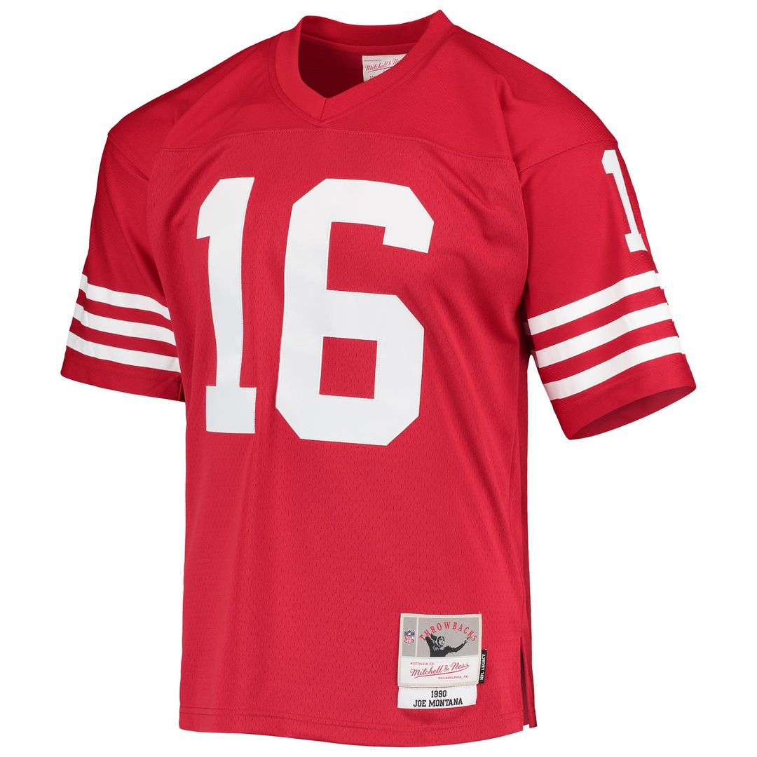 San Francisco 49ers Joe Montana Mitchell & Ness Legacy Replica Jersey - Scarlet