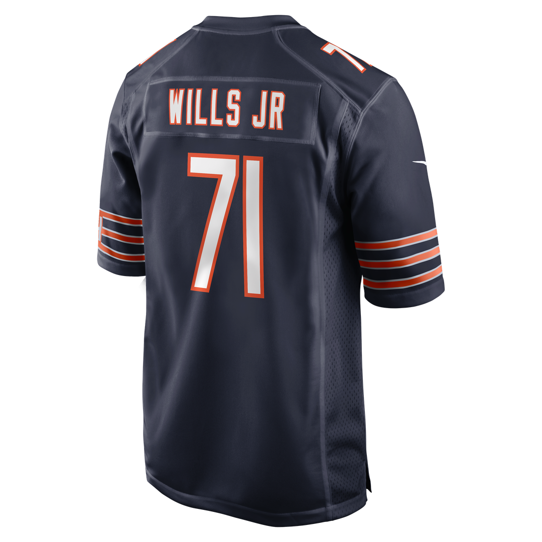 Chicago Bears Jedrick Wills Jr. Nike Team Game Jersey - Navy
