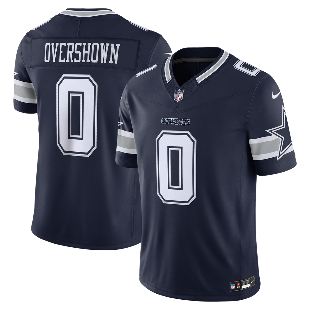 Dallas Cowboys DeMarvion Overshown Nike Team Vapor F.U.S.E. Stitched Limited Jersey - Navy