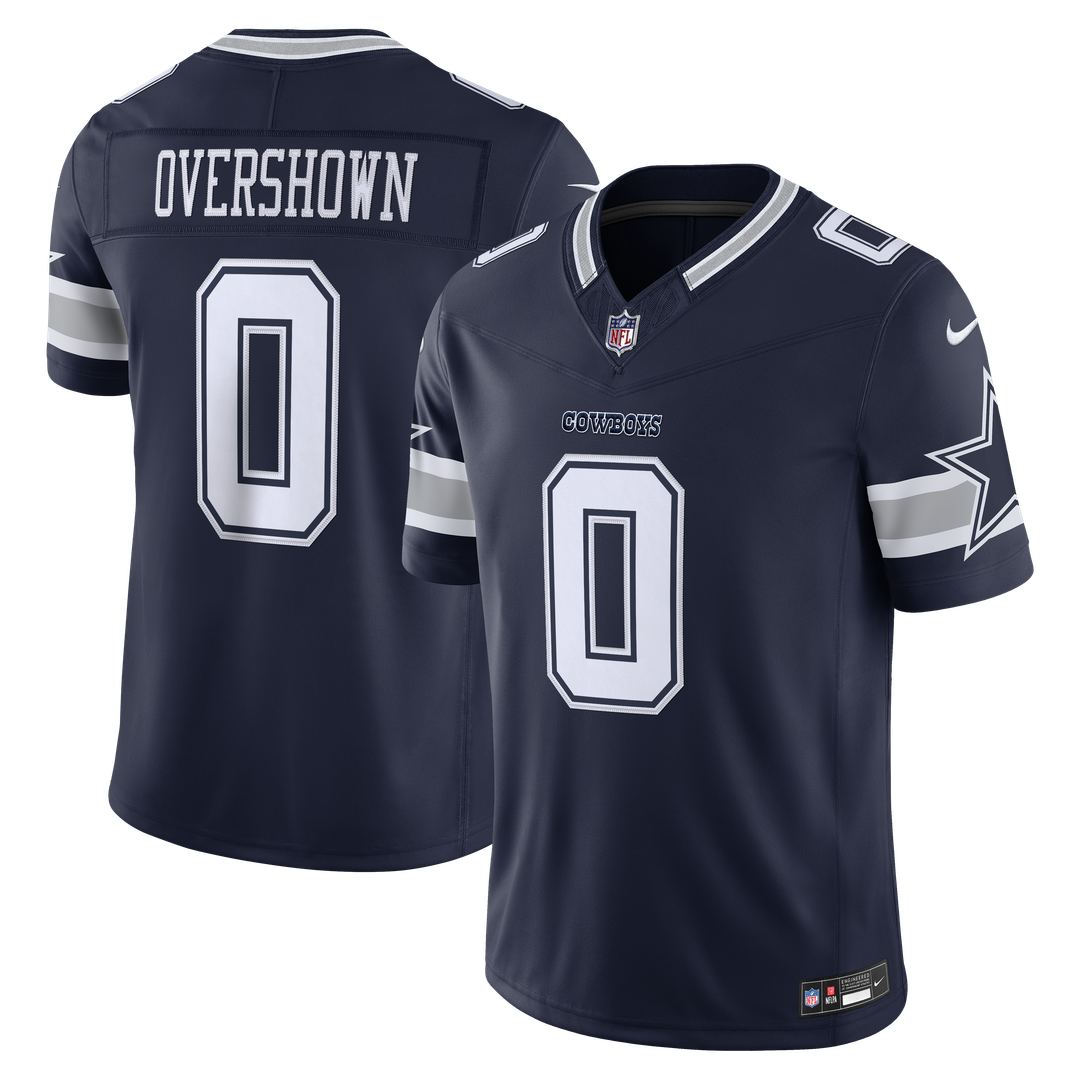 Dallas Cowboys DeMarvion Overshown Nike Team Vapor F.U.S.E. Stitched Limited Jersey - Navy