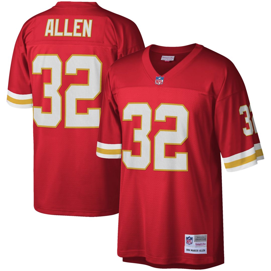Kansas City Chiefs Marcus Allen Mitchell & Ness Legacy Replica Jersey - Red