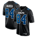 Indianapolis Colts Tyler Warren Nike Fashion Game Jersey - Carbon Black
