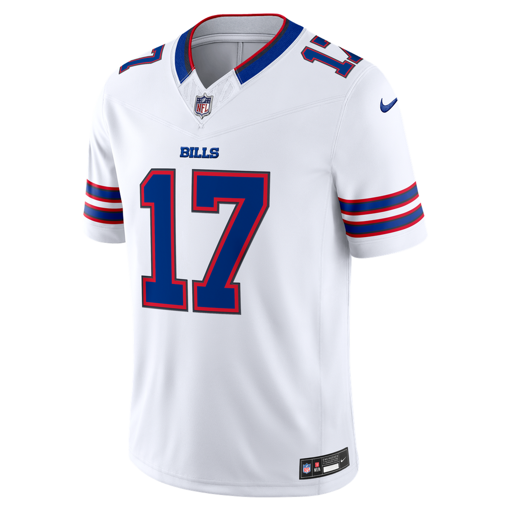 Buffalo Bills Josh Allen Nike Vapor F.U.S.E. Stitched Limited Jersey - White