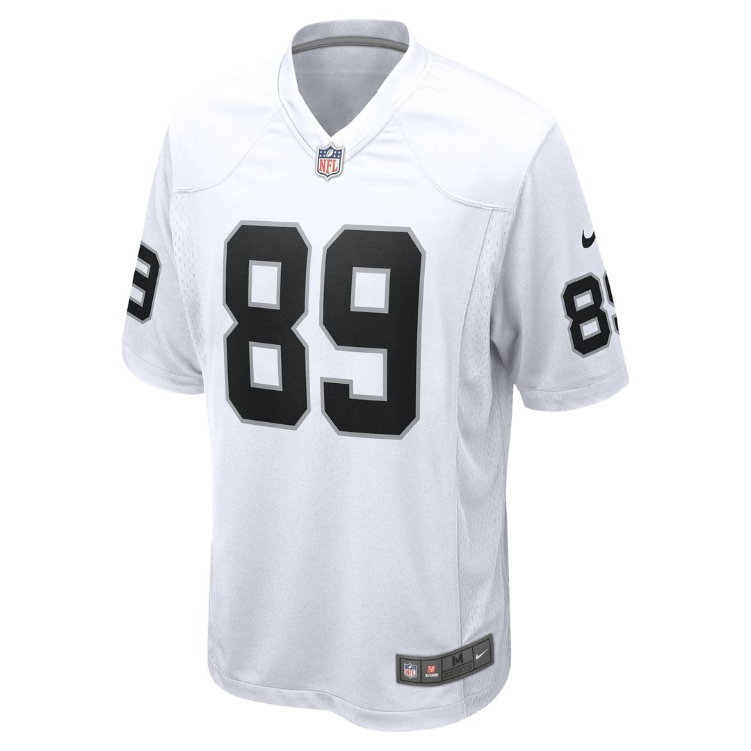 Las Vegas Raiders Brock Bowers Nike Game Jersey - White