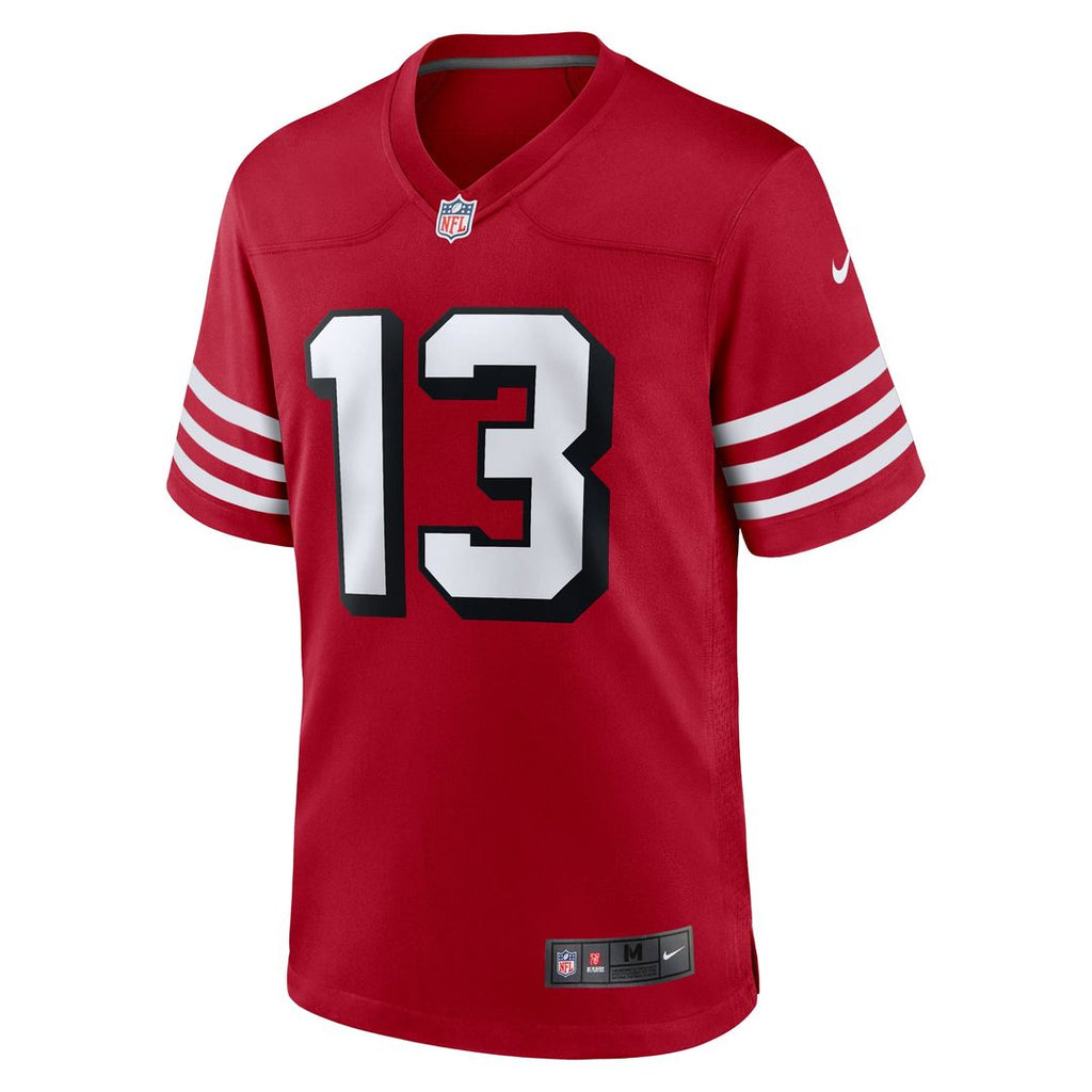 Men San Francisco 49ers Brock Purdy Nike Alternate Game Player Jersey - Scarlet